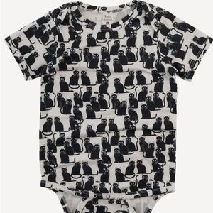 Kate Quinn Cat Print 0-3m Bodysuit